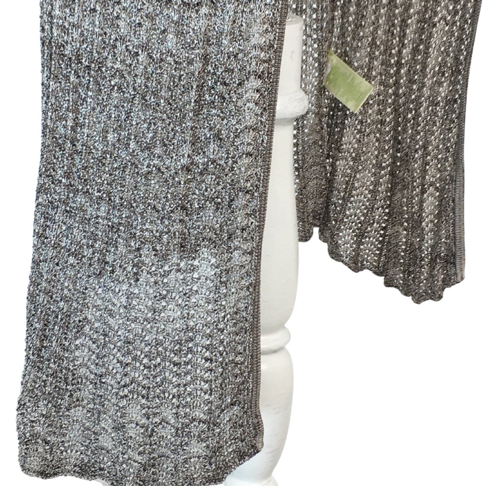 Sigrid Olsen Viscose Long Sleeve Browns Loose Knit Cardigan Sweater size Medium - Picture 12 of 16